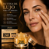 Crema de Ojos Oro 24K con Ácido Hialurónico