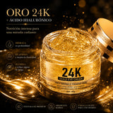 Crema de Ojos Oro 24K con Ácido Hialurónico